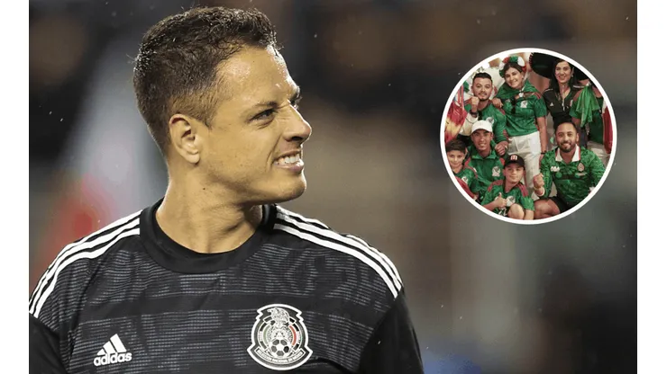 Chicharito se sumó a la polémica.