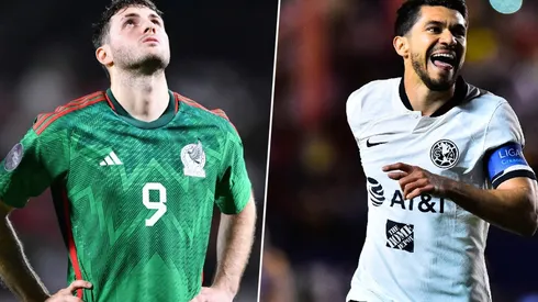 Santi Giménez falló un penal ante Surinam