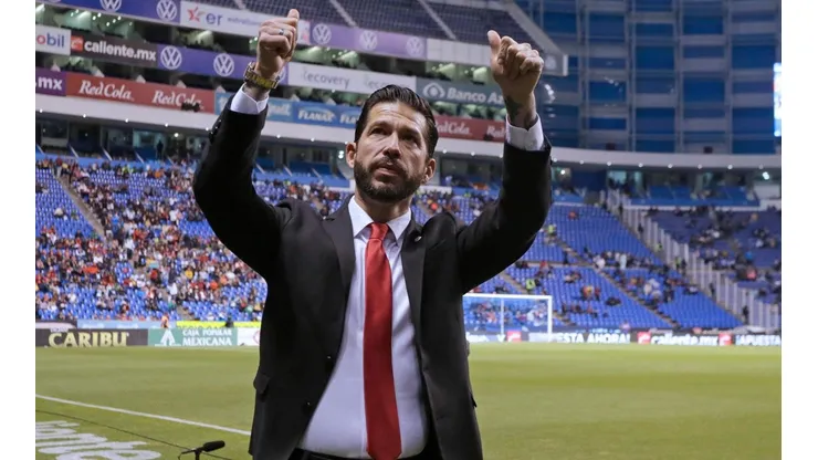 Benjamín Mora el día de la victoria de Atlas ante Puebla.
