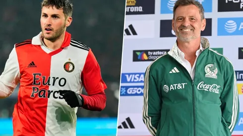 Santiago Giménez habló sobre Diego Cocca