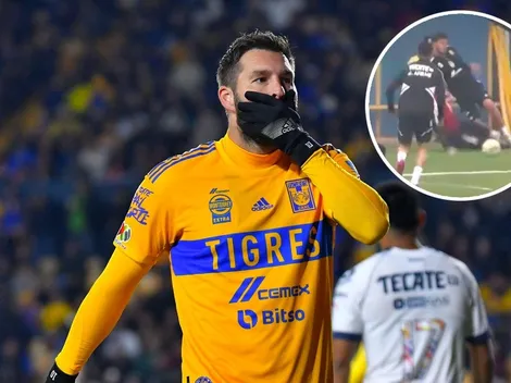 VIDEO | Gignac casi lesiona a un canterano con desleal y salvaje patada