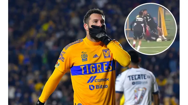 VIDEO | Gignac casi lesiona a un canterano con desleal y salvaje patada