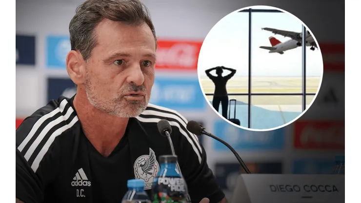 Perdió su vuelo y no se presentó a entrenar con México