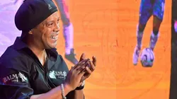 Ronaldinho estuvo en México en 2022 para su investidura en el Salón de la Fama.