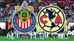 Chivas y América en el estadio Akron.