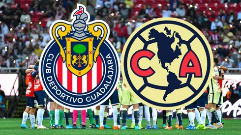 Chivas y América en el estadio Akron.