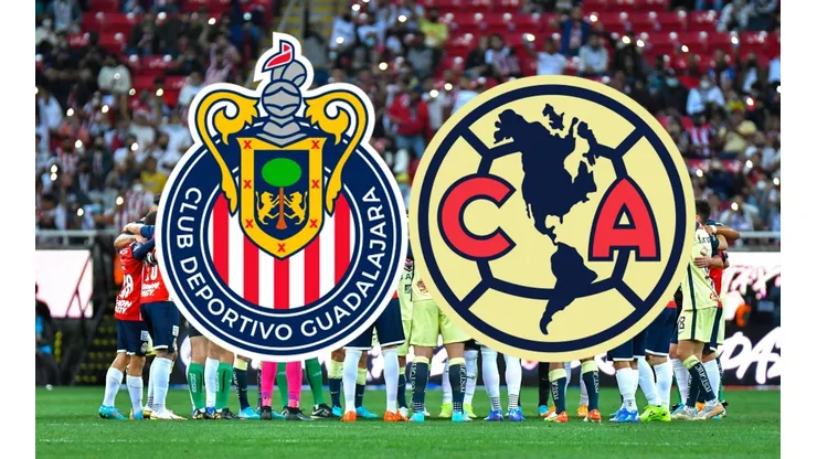 Chivas y América en el estadio Akron.