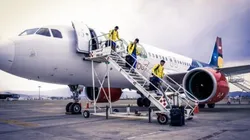 La llegada de las Águilas a Guadalajara.