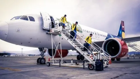 La llegada de las Águilas a Guadalajara.