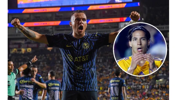 ¡Encontronazo! Cabecita Rodríguez le dejó un recado en pleno partido a Diego Lainez