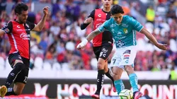 Con este disparo de zurda, Víctor Dávila hizo el 1-0 para el León.