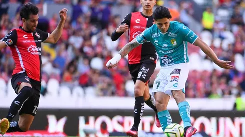 Con este disparo de zurda, Víctor Dávila hizo el 1-0 para el León.