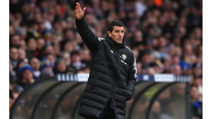 Javi Gracia con el Leeds United en la temporada 2022-23.