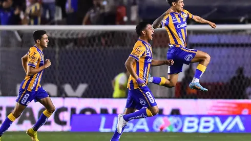 Así festejaron los potosinos el gol de Dieter Villalpando.