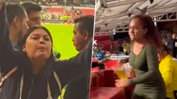 Las aficionadas que se aventaron de todo en el Azteca.