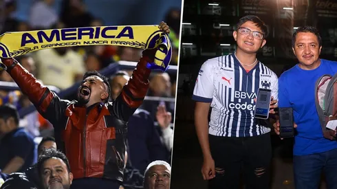 Afición de América y Monterrey este fin de semana.