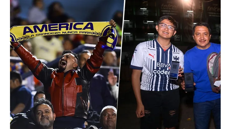 Afición de América y Monterrey este fin de semana.