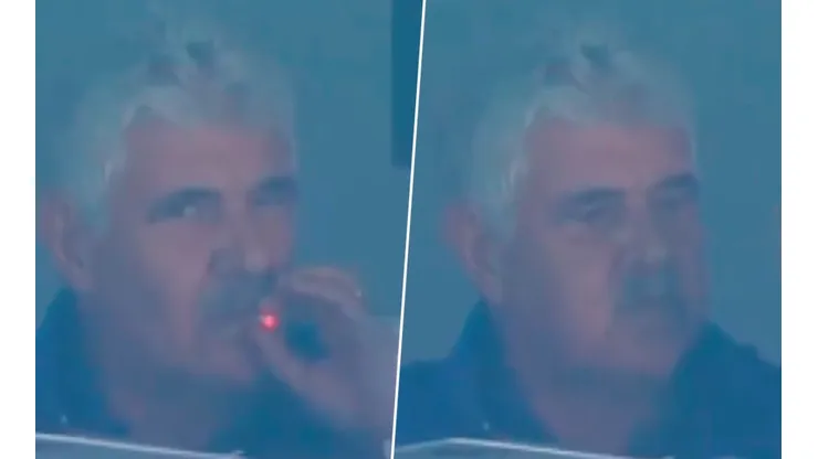 Tuca vio el partido desde el palco del Azteca