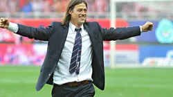 Matías Almeyda como campeón del torneo Clausura 2017.