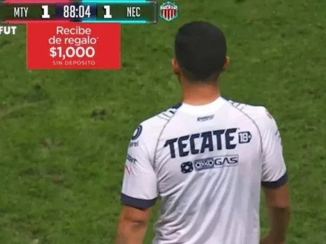 VIDEO: ¿Infracción al reglamento? Víctor Guzmán del Monterrey jugó sin número en el jersey