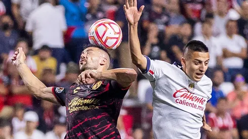 Así formarían Chivas y Tijuana en el Estadio Akron.