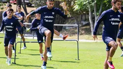 Salvio volvió a entrenar con sus compañeros.