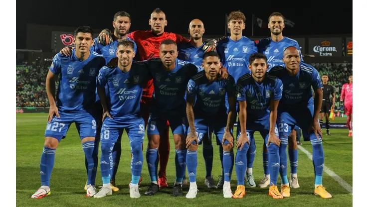 Fernando Gorriarán en su debut con Tigres en el torneo Clausura 2023.