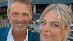 Diego Cocca junto a su hija Abril Cocca