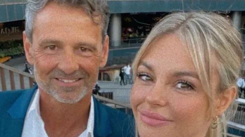 Diego Cocca junto a su hija Abril Cocca