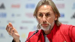 Ricardo Gareca con la selección de Perú en eliminatorias mundialistas.