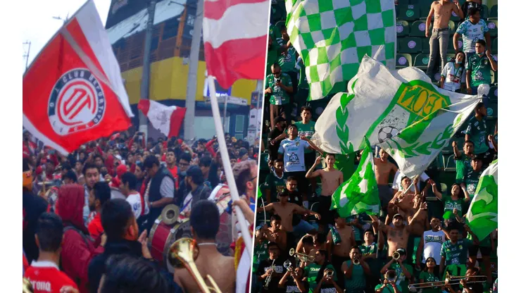 Lamentable choque de aficiones al finalizar el Toluca - León.