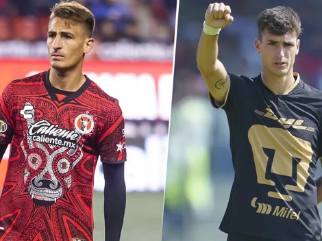 Las alineaciones de Tijuana vs. Pumas UNAM