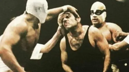 Ángel Blanco y El Solitario, protagonistas del pacto más comentado de la lucha libre (Foto: Facebook Superluchas)