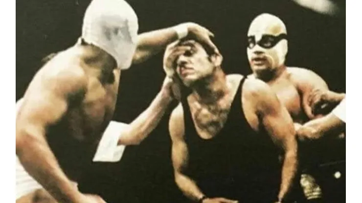 Ángel Blanco y El Solitario, protagonistas del pacto más comentado de la lucha libre (Foto: Facebook Superluchas)