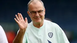 Marcelo Bielsa con Leeds United, su anterior equipo.