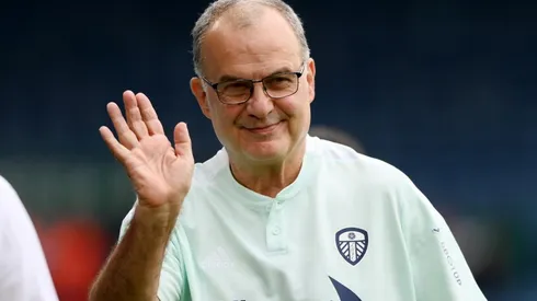 Marcelo Bielsa con Leeds United, su anterior equipo.
