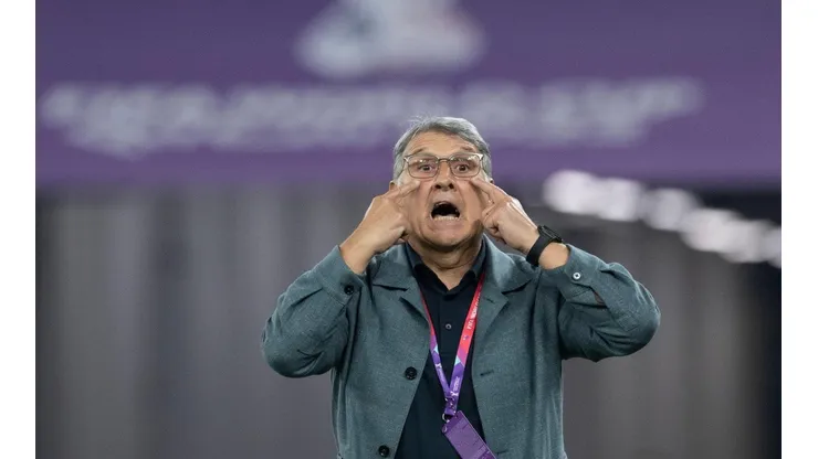 Gerardo Martino en la Copa del Mundo Qatar 2022 con la selección mexicana.