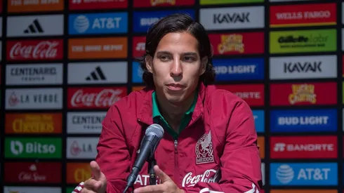 September 20, 2022, Carson, California, USA: Diego Lainez of Mexico speaks with the media during the Mexico Men s nation