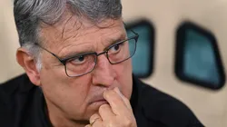 Gerardo Martino en el partido México contra Arabia Saudita en Qatar 2022.
