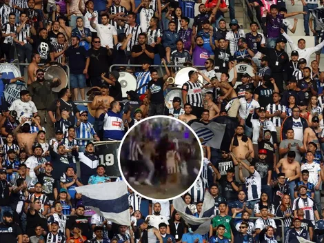 VIDEO | Aficionados de Rayados golpearon a un seguidor del San Luis