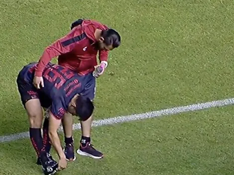 VIDEO | Aldo Rocha sale lesionado vs. Querétaro