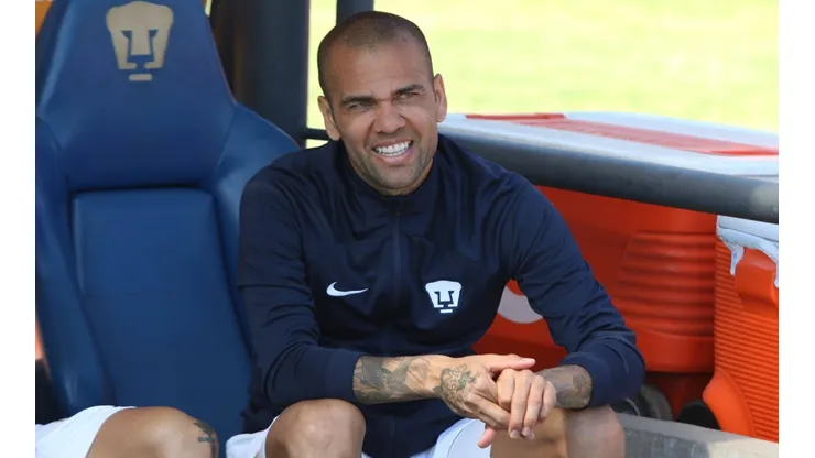 Juarez at Pumas Closing Tournament 2023 Of Mexican Football League January 8, 2023, Mexico City, Mexico: Dani Alves of P