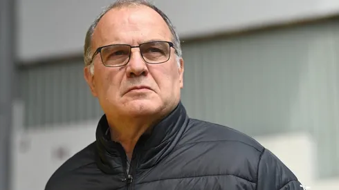 Marcelo Bielsa con Leeds United, su club más reciente.