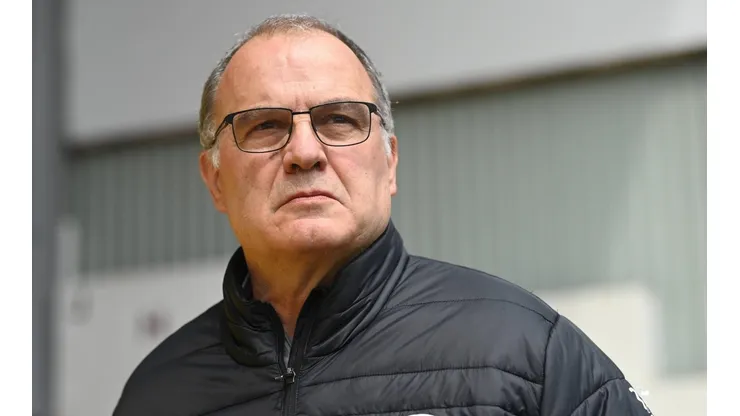 Marcelo Bielsa con Leeds United, su club más reciente.
