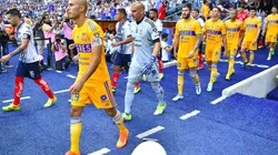Rayados y Tigres en el clásico del norte del torneo Apertura 2022.