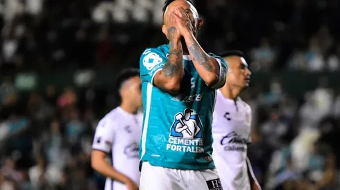 Luis Montes en uno de sus últimos partidos con el León en el Apertura 2022.