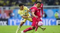 Alejandro Zendejas, del América, y Leonardo Fernández, del Toluca.
