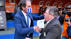 Guillermo Almada y Miguel Herrera en el torneo Clausura 2022.