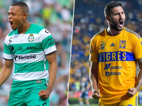 Las alineaciones de Santos Laguna vs Tigres UANL