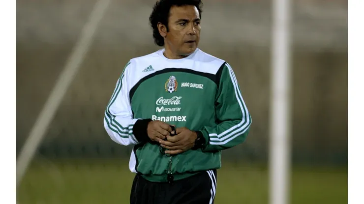 Hugo Sánchez fue director técnico de la selección mexicana entre 2006 y 2008.